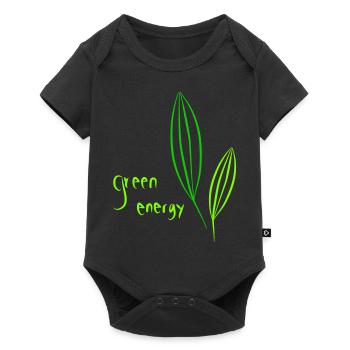 green energy - Baby Premium Kurzarmbody - Schwarz - Vorne