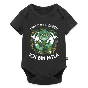 Lasst mich durch ich bin MTLA Labor design - Baby Premium Kurzarmbody - Schwarz - Vorne