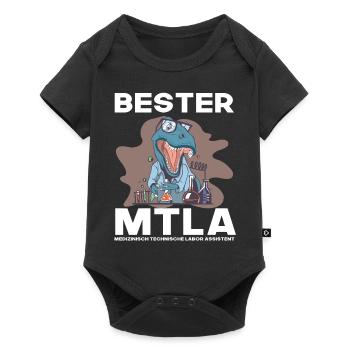Bester MTLA, Labor assistent - Baby Premium Kurzarmbody - Schwarz - Vorne