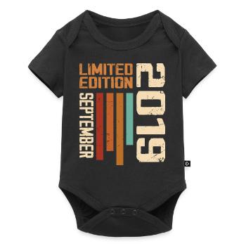 September 2019 Original Birthday Gift Idea - Baby Premium short-sleeve bodysuit - black - Front