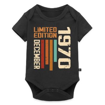 December 1970 - 1970 December - Baby Premium short-sleeve bodysuit - black - Front