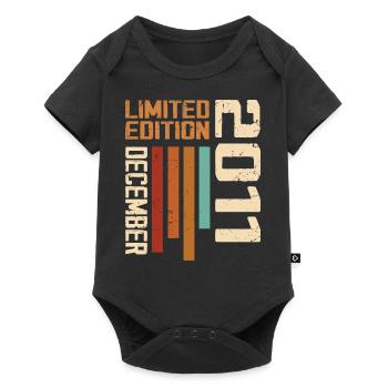 Dezember 2011 - 2011 Dezember - Baby Premium Kurzarmbody - Schwarz - Vorne