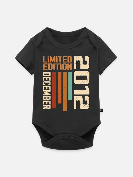 Dezember 2012 - 2012 Dezember - Baby Premium Kurzarmbody - Schwarz