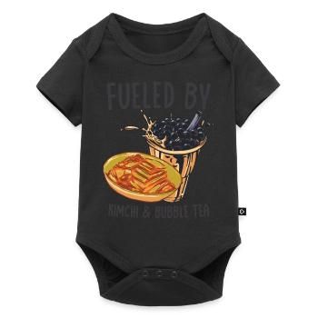 Kimchi - Baby Premium Kurzarmbody - Schwarz - Vorne