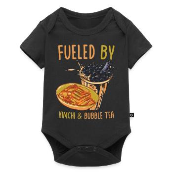 Kimchi - Baby Premium Kurzarmbody - Schwarz - Vorne