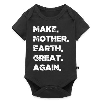 Happy Humor Plant Gift Vegetarian Sayings - Baby Premium short-sleeve bodysuit - black - Front