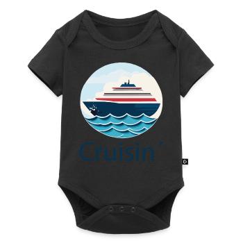 Croisière - Body à manches courtes Premium Bébé - noir - Devant
