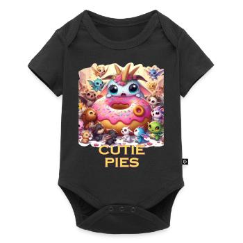 Cutie Pies - Baby Premium short-sleeve bodysuit - black - Front