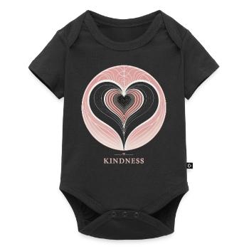 Spiral of Kindness - Baby Premium short-sleeve bodysuit - black - Front
