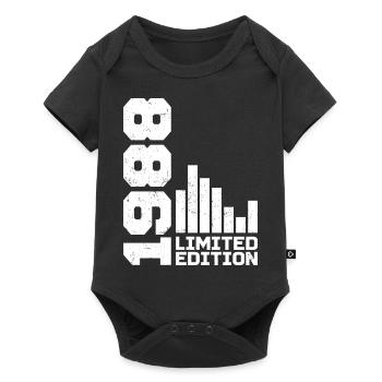 Vintage, 1988, Cadeau d’anniversaire, 1988, Année 1988 - Body à manches courtes Premium Bébé - noir - Devant