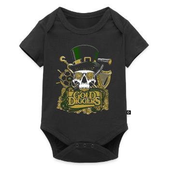 Gold Diggers Black - Baby Premium short-sleeve bodysuit - black - Front