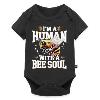 abeille abeille apicultrice abeille abeille - Body à manches courtes Premium Bébé - noir - Devant