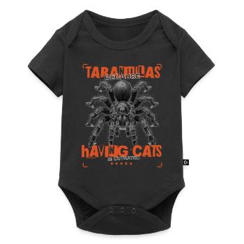 Tarantulas, because having cats is outrated. - Baby Premium short-sleeve bodysuit - black - Front