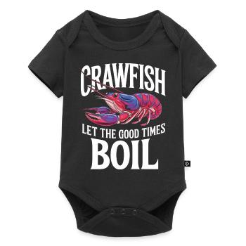 Homards, crabes, crevettes, fruits de mer - Body à manches courtes Premium Bébé - noir - Devant