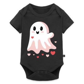 Mignon Amour Fantôme - Body à manches courtes Premium Bébé - noir - Devant