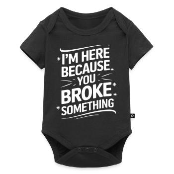 Technical Support Computer - Baby Premium short-sleeve bodysuit - black - Front