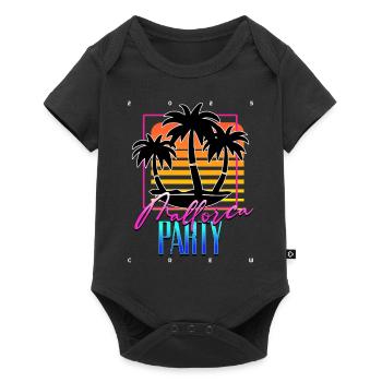 Majorque Party Crew 2025 (Garantie du prix le plus bas) - Body à manches courtes Premium Bébé - noir - Devant