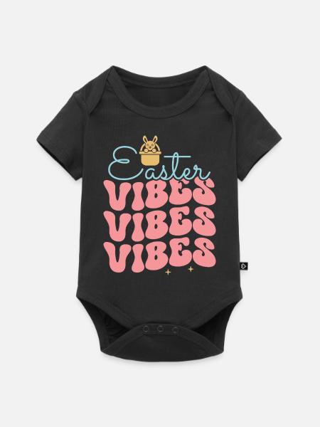 Ostern - Baby Premium Kurzarmbody - Schwarz