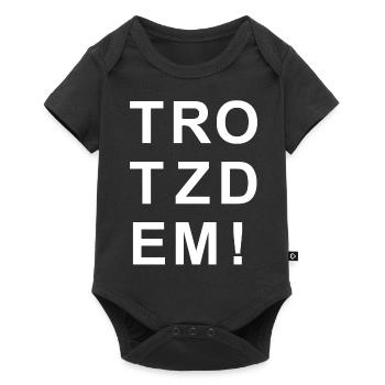 Trotzdem dunkel - Baby Premium Kurzarmbody - Schwarz - Vorne
