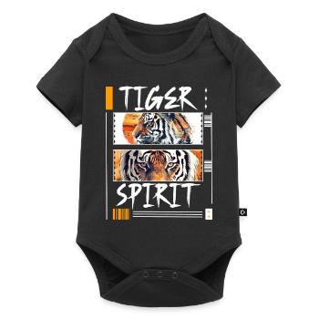 Tiger, Tigerhead, Big Cat, Nature, Wilderness, Wild, Strong - Baby Premium short-sleeve bodysuit - black - Front