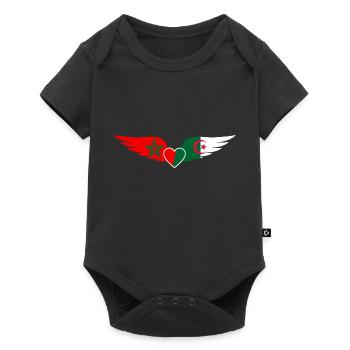 T-shirt Morocco Algeria - Baby Premium short-sleeve bodysuit - black - Front