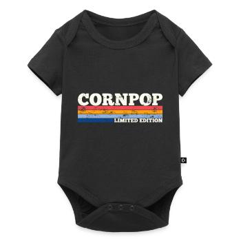 Corn Pop Was A Bad Dude Retro Cornpop Meme - Baby Premium Kurzarmbody - Schwarz - Vorne