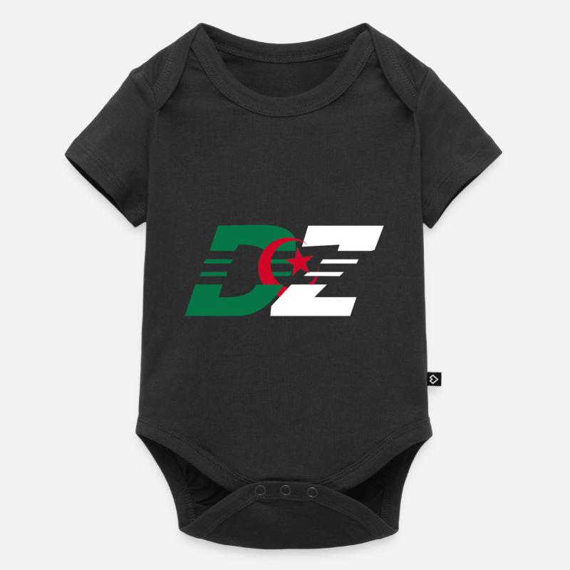 DZ Algérie - Body à manches courtes Premium Bébé - noir