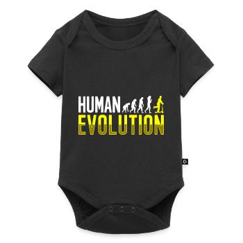 Scooter Rider Electric E-Scooter Locomotion - Baby Premium short-sleeve bodysuit - black - Front
