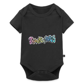 Braunschweig Deutschland Graffiti Spray Sprayer - Baby Premium Kurzarmbody - Schwarz - Vorne