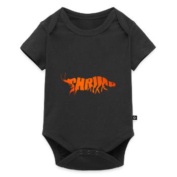 Aquascape Garnele "Shrimp" - Baby Premium Kurzarmbody - Schwarz - Vorne
