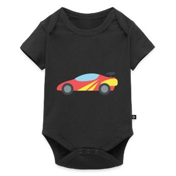 Voiture de course - Body à manches courtes Premium Bébé - noir - Devant