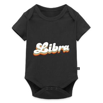 Libra Astrology October Stars - Baby Premium short-sleeve bodysuit - black - Front
