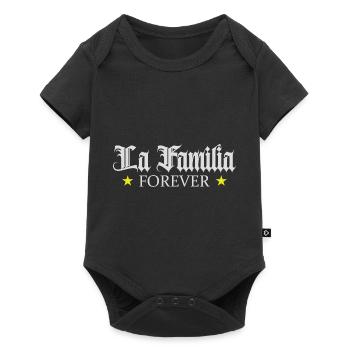 "Familia" the family, the only thing that counts - Baby Premium short-sleeve bodysuit - black - Front
