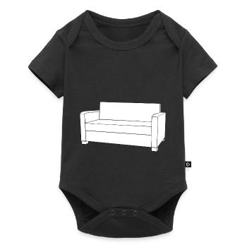 sofa couch chair table chair table lamp lamp lamp benc - Baby Premium short-sleeve bodysuit - black - Front
