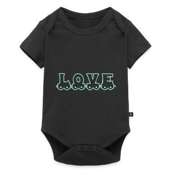 Love Train Railway - Baby Premium short-sleeve bodysuit - black - Front