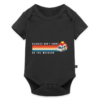 Food Truck Food Fries - Baby Premium short-sleeve bodysuit - black - Front