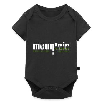 Alpinisme Sommet Hobby Alps - Body à manches courtes Premium Bébé - noir - Devant
