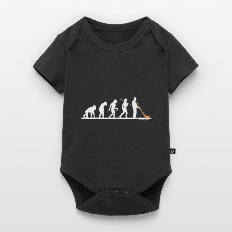 Evo Alphorn Souffleurs de cor des Alpes Evolution Albhorn Body à manches courtes Premium Bébé