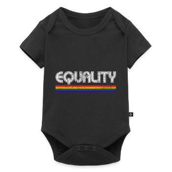 Love Is Love Pride Colors Of Rainbow Equality - Baby Premium short-sleeve bodysuit - black - Front