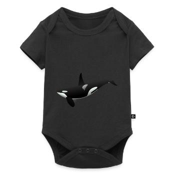 Orca - Body à manches courtes Premium Bébé - noir - Devant