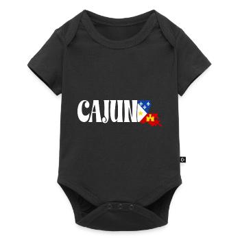 Cajun Pride Louisiane Racines Patriotique - Body à manches courtes Premium Bébé - noir - Devant