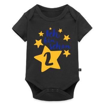 Ich bin schon Zwei! - Baby Premium Kurzarmbody - Schwarz - Vorne