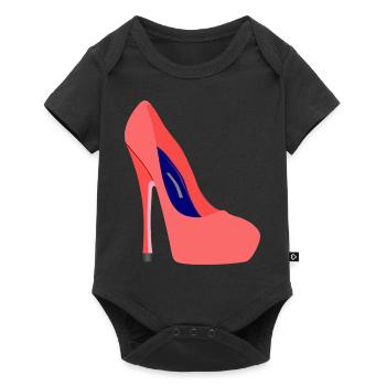 Highheels stiletto shoe - Baby Premium short-sleeve bodysuit - black - Front