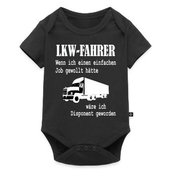 LKW-Fahrer - Beruf Spruch Disponent Geschenk - Baby Premium Kurzarmbody - Schwarz - Vorne