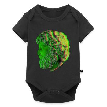 greece stutua - Baby Premium short-sleeve bodysuit - black - Front