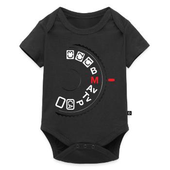 Shoot M - Baby Premium short-sleeve bodysuit - black - Front