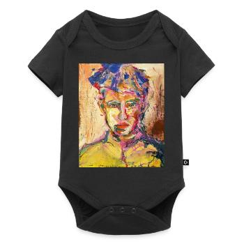 youth - Baby Premium short-sleeve bodysuit - black - Front
