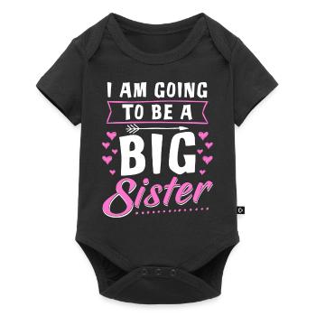 I Am Going To Be A Big Sister - Big Sister - Baby Premium short-sleeve bodysuit - black - Front