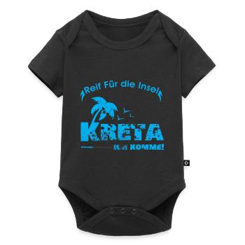 Crete - Baby Premium short-sleeve bodysuit - black - Front