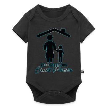 Understand this - Climate Protection - Baby Premium short-sleeve bodysuit - black - Front